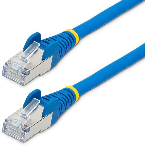 Startech NLBL-20F-CAT6A-PATCH Cables Startech.com 20ft Cat6a Ethernet Cable, Blue Low Smoke Zero Halogen (lszh) 10 Gbe 100w Poe S/ftp Sna Nlbl20fcat6apatch 065030896405