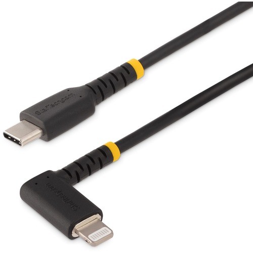 Startech RUSB2CLTMM2MR Cables Startech.com 6ft (2m) Durable Usb-c To Lightning Cable, Right-angled Heavy Duty Usb Type-c To Lightn 065030897259