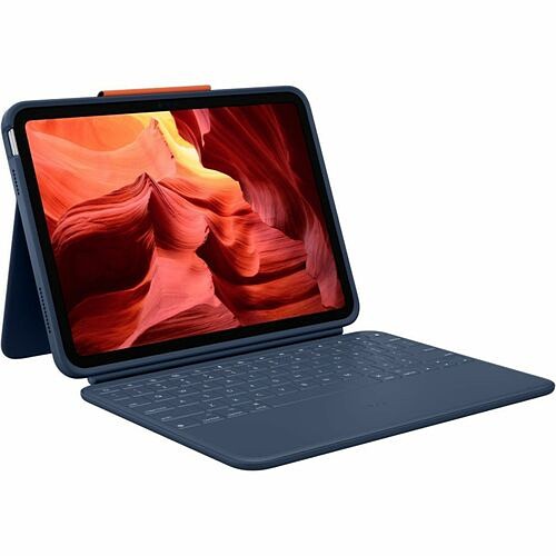 Logitech 920-011310 Carrying Cases Logitech Rugged Combo 4 Rugged Keyboard/cover Case (folio) For 10.9" Apple Ipad (10th Generation) Ta 920011310 097855183736