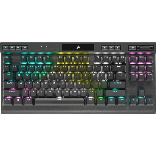 Corsair CH-911901A-NA Keyboards & Keypads Corsair - Cable Connectivity - Usb 3.1 Type A Interface - Rgb Led - 87 Key Windows Lock Key, Volume  Ch911901ana 840006648253