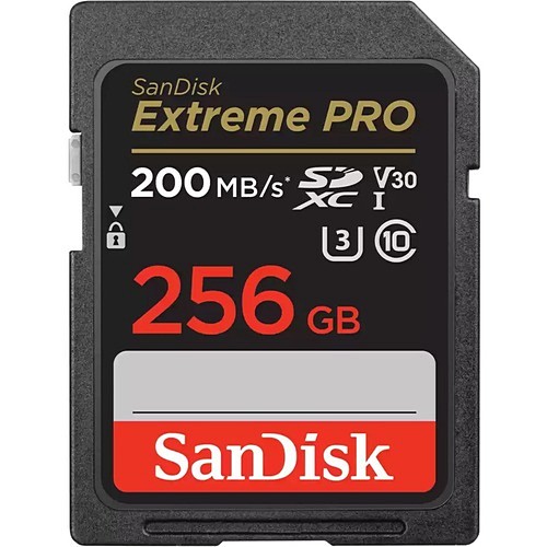 Sandisk SDSDXXD-256G-GN4IN Memory Cards Sandisk Extreme Pro 256 Gb Class 10/uhs-i (u3) V30 Sdxc - 200 Mb/s Read - 140 Mb/s Write (sdsdxxd-25 Sdsdxxd256ggn4in 619659188658