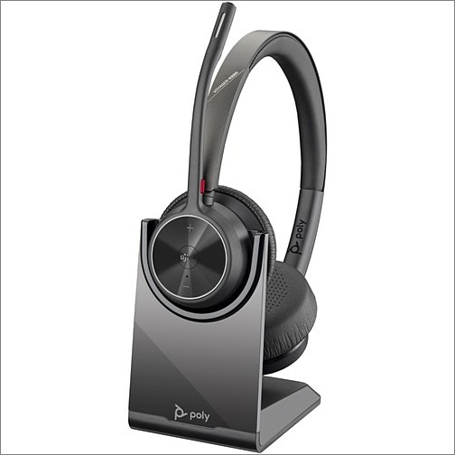 Poly 77Z00AA Headsets/Earsets Poly Voyager 4320-m Microsoft Teams Certified Headset With Charge Stand - Stereo - Usb Type A - Wire 197029610126