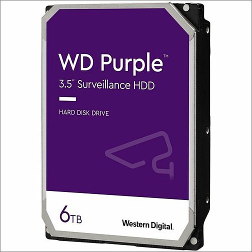 Western Digital WD64PURZ-20PK Hard Drives Wd Purple Wd64purz 6 Tb Hard Drive - 3.5" Internal - Sata - 20 Pack (wd64purz-20pk) Wd64purz20pk 0718037898339