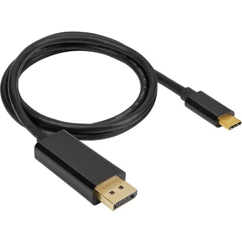 Corsair USB Type-C to DisplayPort Cable ft DisplayPort/USB-C A/V Cable for Audio/Video Device - First End: 1x DisplayPort 1.4 Digital Audio/Video - Male - Second End: USB Type C-