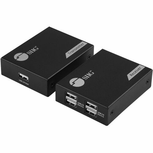 Siig JU-EX0411-S1 Cable Extenders Siig, Inc 4-port Usb 2.0 Hub Extender - 4-port Usb Extender, Extends Usb 2.0 Device Connections Up T Juex0411s1 662774045740