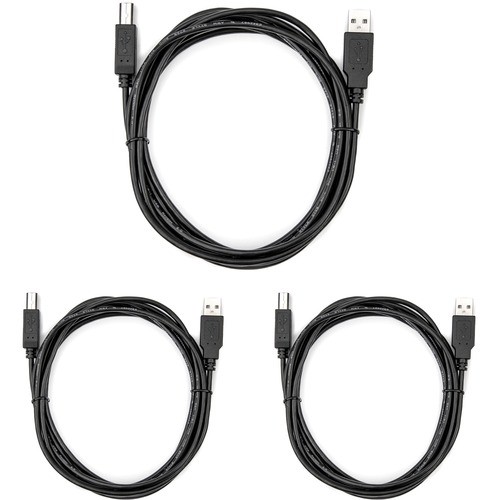 Rocstor Y10C115-B1-3PK Cables Rocstor High Speed Usb/usb-b Data Transfer Cable - 9.84 Ft Usb/usb-b Data Transfer Cable - First End Y10c115b13pk 