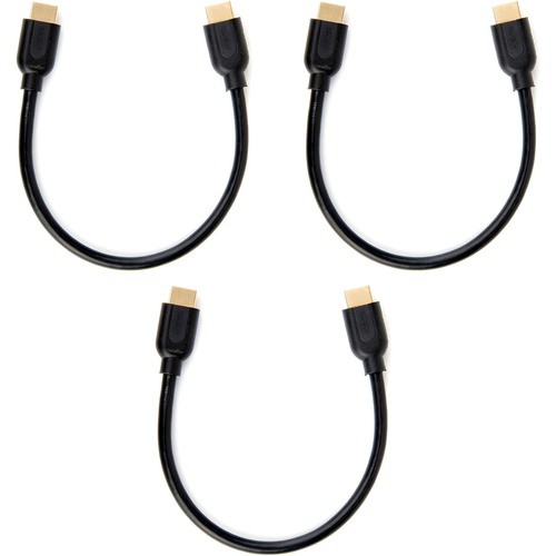 Rocstor Y10C156-B1-3PK Cables Rocstor 1 X Hdmi Digital Audio/video - Male - 1 Ft Hdmi A/v Cable For Audio/video Device, Hdtv, Cabl Y10c156b13pk 