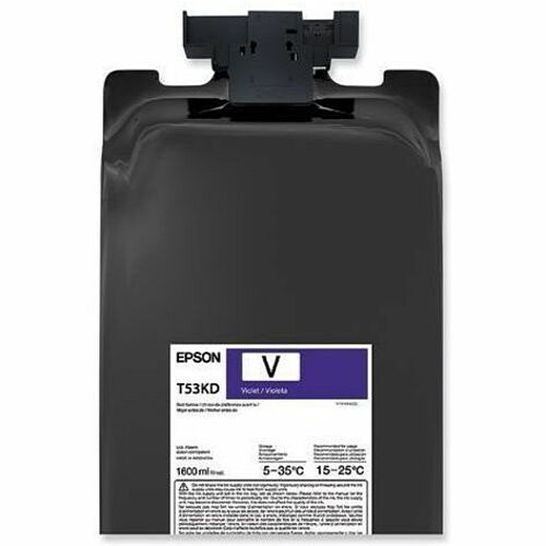 Epson T53KD20 Toners & Ink Cartridges Epson Ultrachrome Ds T53k Original Dye Sublimation Ink Cartridge - Dual Pack - Violet - 2 Pack - 1.6 EPST53KD20 010343971219