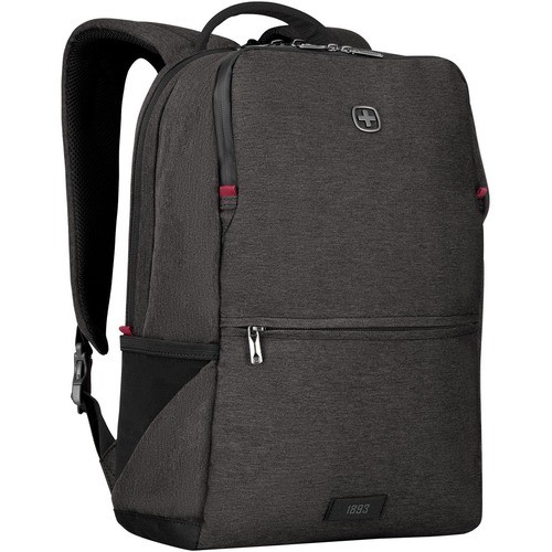 Wenger 611643 Carrying Cases Wenger Carrying Case (backpack) For 10" To 16" Notebook, Tablet - Heather Gray - Water Resistant Zip 721427040614