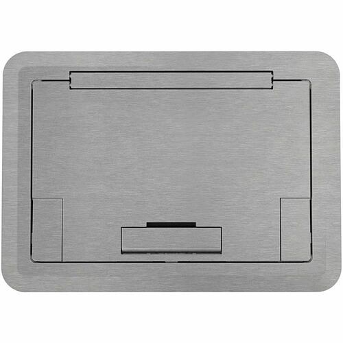 Middle Atlantic EFB45BTCAA Cable Management Wiremold Evolution Series Efb45 Floor Box Surface Style Cover With Solid Lid - Floor Box Cover - Bru 786564106104