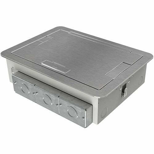 Middle Atlantic EFB6810BTAA Cable Management Wiremold Evolution Series Efb6, Efb8, Efb10 Floor Box Flush Style Cover With Solid Lid - Floor Box C 786564106173
