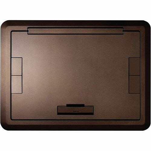 Middle Atlantic EFB6810BTBZ Cable Management Wiremold Evolution Series Efb6, Efb8, Efb10 Floor Box Flush Style Cover With Solid Lid - Floor Box C 786564106210