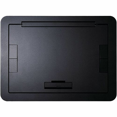 Middle Atlantic EFB6810BTCBK Cable Management Wiremold Evolution Series Efb6, Efb8, Efb10 Floor Box Surface Style Cover With Solid Lid - Floor Box 786564106265