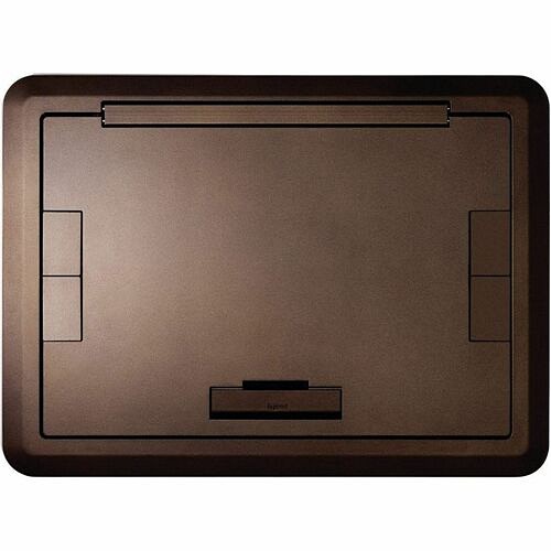 Middle Atlantic EFB6810BTCBZ Cable Management Wiremold Evolution Efb6 Cable Protection - Floor Box Cover - Bronze - Die-cast Aluminum (efb6810btcb 786564106296