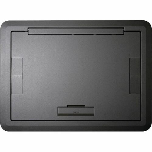 Middle Atlantic EFB6810BTCGY Cable Management Wiremold Evolution Series Efb6, Efb8, Efb10 Floor Box Surface Style Cover With Solid Lid - Floor Box 786564106340