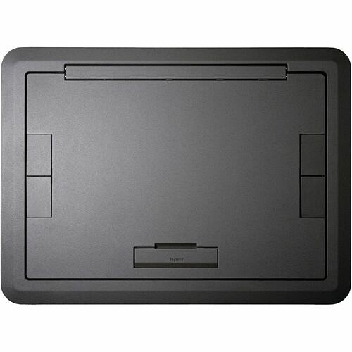 Middle Atlantic EFB6810BTGY Cable Management Wiremold Evolution Series Efb6, Efb8, Efb10 Floor Box Flush Style Cover With Solid Lid - Floor Box C 786564106227