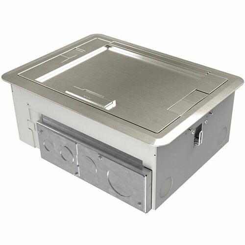 Middle Atlantic EFB6810CTCSN Cable Management Wiremold Evolution Efb6 Cable Protection - Floor Box Cover - Nickel - Die-cast Aluminum (efb6810ctcs 786564106708