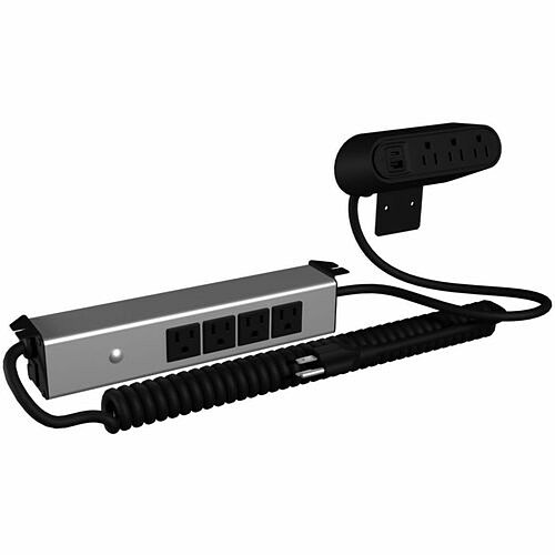 Middle Atlantic SS346BK Power/Data Outlets Wiremold Sit Stand Desk Power - 7 X Power Receptacles - 15 A Surface Mount, Under Table, Desk Mounta 786776196740