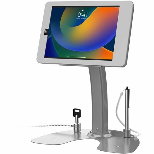 Cta Digital PAD-ASKM6 Stands & Cabinets Cta Digital Dual Security Kiosk Stand With Locking Case And Cable For Ipad Mini 6 - 10.5" Height X 8 Padaskm6 656777022389