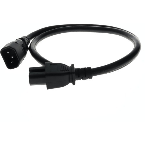 Addon ADD-C142C1514AWG15A8 Uncategorized Addon Power Extension Cord - 120 V Ac, 230 V Ac15 A - Black - 8 Ft Cord Length - 1 (add-c142c1514awg Addc142c1514awg15a8 