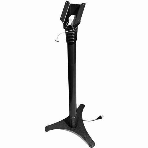 Maclocks 147B209IPDSB Stands & Cabinets Compulocks Ipad Enclosure Portable Floor Stand - Space Adjustable - Up To 10.9" Screen Support - Flo 819472027312