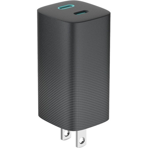 4xem 4XGAN00865WB Power Adapters 4xem 65w Gan Wall Charger Dual Usb-c - Black - 1 Pack - 65 W - 120 V Ac, 230 V Ac Input - 5 V Dc/23  841567003833