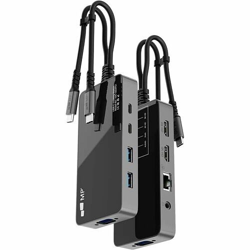 Mobile Pixels 104-1004P01 Docking Stations Mobile Pixels 9-1 Usb Hub - For Notebook/tablet/smartphone - Usb Type C - 4k, 8k - 3840 X 2160 - 2 X 1041004p01 850001446945