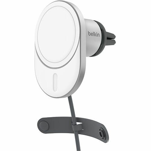 Belkin WIC008BTGR Chargers Belkin Boostcharge Pro Wireless Car Charger With Official Magsafe Charging 15w - 1 - For Iphone - In 745883850747