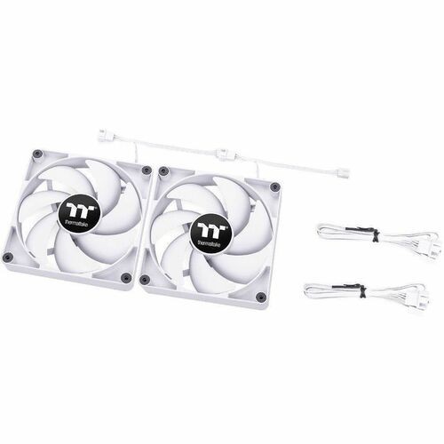 Thermaltake CL-F151-PL12WT-A Processor/Case Fans Thermaltake Ct120 Pc Cooling Fan White (2-fan Pack) - 2.0 Pack - 4.72" Maximum Fan Diameter - 2 X Fa Clf151pl12wta 841163086346