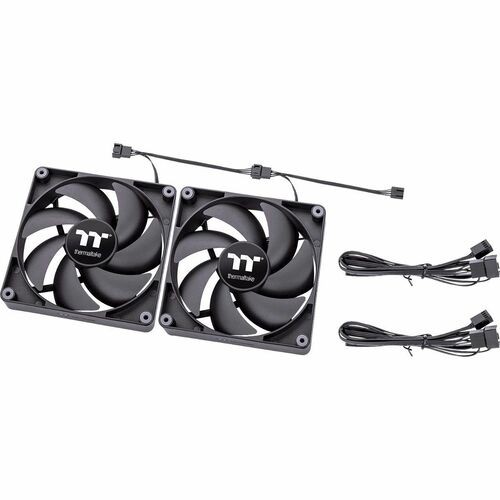 Thermaltake CL-F147-PL12BL-A Processor/Case Fans Thermaltake Ct120 Pc Cooling Fan (2-fan Pack) - 2 Pack - 4.72" Maximum Fan Diameter - 426.8 Gal/min  Clf147pl12bla 841163086308