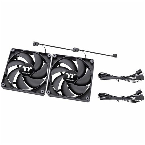 Thermaltake CL-F148-PL14BL-A Processor/Case Fans Thermaltake Ct140 Pc Cooling Fan (2-fan Pack) - 2 Pack - 5.51" Maximum Fan Diameter - 578.8 Gal/min  Clf148pl14bla 841163086315