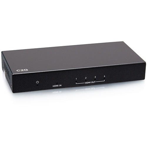 C2g C2G41601 Signal Splitters/Amplifiers C2g 4-port Hdmi Distribution Amplifier Splitter - 4k 60hz - 4096 X 2160 - 1 X Hdmi In - 4 X Hdmi Out 757120416012