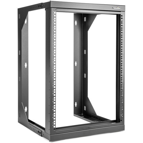 Rocstor Y10E029-B1 Rack Equipment Solidrack 15u Wall Mount Rack - 2-post Open Frame - Adjustable Depth 18-25.6" - Weight Capacity 85 L Y10e029b1 810606039669