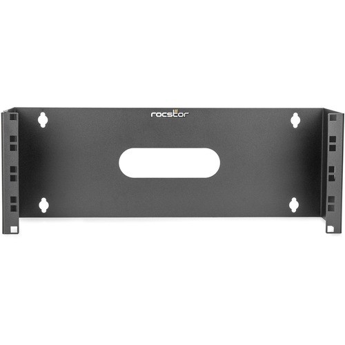 Rocstor Y10E036-B1 Rack Equipment 4u 19in Wall Mount Bracket - For Patch Panels - Hinged Wall Mounting Bracket - Maximum Load Capacity Y10e036b1 810606039737