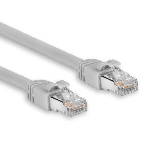 Rocstor Y10C589-GY Cables Rocstor Premium Cat.6a Stp Patch Network Cable. Ul - 3 Ft Category 6a Network Cable For Network Devi Y10c589gy 810606039089