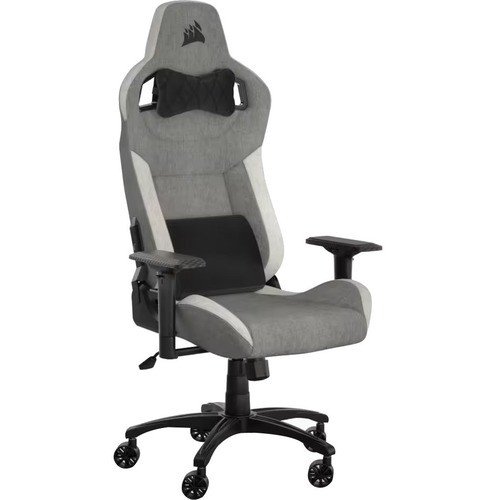 Corsair T3 RUSH Fabric Gaming Chair (2023) - Grey/Charcoal - For