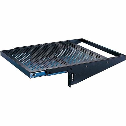 C2g 604044938 Rack Equipment Ortronics Vented Equipment Shelf - Slide-out - 17.5 W X 4 In H X 18 In D - Black - For Equipment - R 662875242093