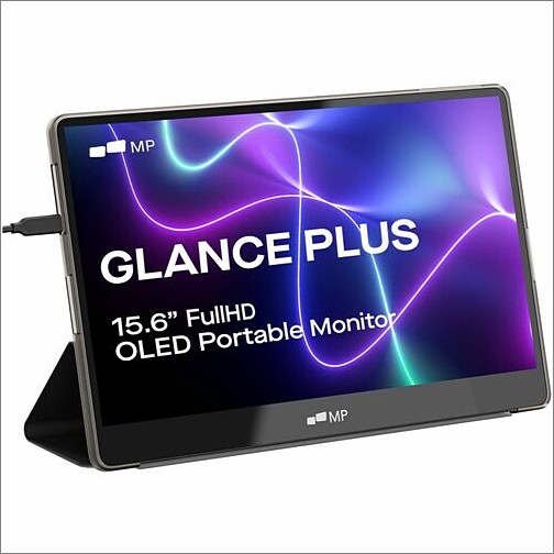 Mobile Pixels 101-1012P01 Monitors Mobile Pixels Glance Plus 16" Full Hd Oled Monitor - 16:9 - 16" Class - 1920 X 1080 - 400 Nit - Hdmi 1011012p01 850001446181