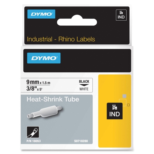 Dymo 18053 Labels Rhino Heat Shrink Tube Labels 071701180537