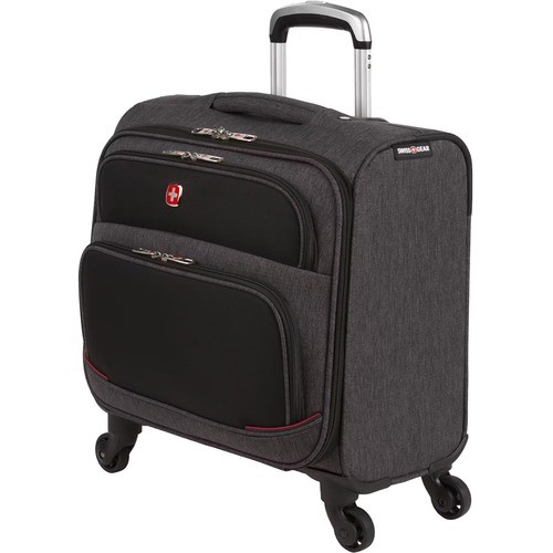 Wenger SWA5975422146 Carrying Cases Swissgear Swa5975422146 Travel/luggage Case (roller) For 16" Notebook - Heather Gray, Black - Polyes 