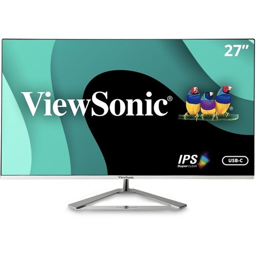 Viewsonic VX2776-4K-MHDU Monitors Viewsonic Vx2776-4k-mhdu 27 Inch 4k Uhd Ips Monitor, 65w Usb C, Hdr10 Content Support, Thin Bezels,  Vx27764kmhdu 766907019322