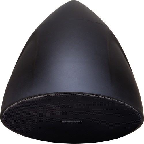 Crestron 6506404 Speakers Saros 6.5" 2-way Pendant Speaker, Black Textured, Single 