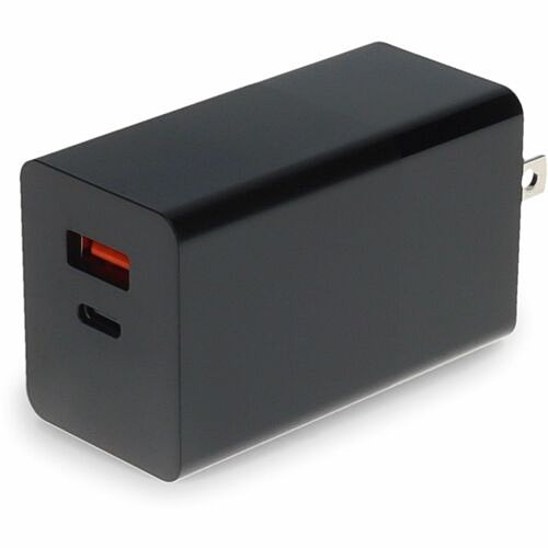 Addon USAC2USB20V3AB Power Adapters Addon Wall Charger Dual Port 1x Usb-c 3.1 1x Usb-a 20v 3a Black - This Is A Usb 3.1 Type (c) Ac 20v  195285204509