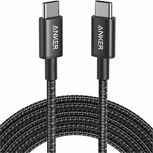 Anker A8758011 Cables Anker New Nylon Usb-c To Usb-c 100w Cable (10 Ft) - 9.84 Ft Usb-c Data Transfer Cable For Charger, U 194644052355