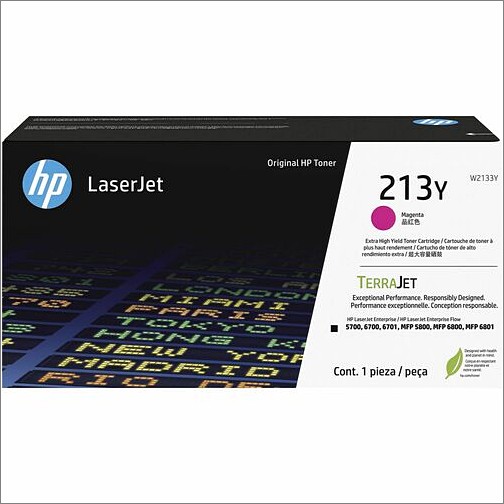 Hp W2133Y Toners & Ink Cartridges 213y Toner Cartridge 196337061552