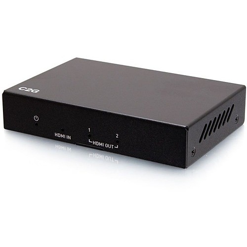 C2g C2G41600 Signal Splitters/Amplifiers C2g 2-port Hdmi Distribution Amplifier Splitter - 4k 60hz - 4096 X 2160 - 1 X Hdmi In - 2 X Hdmi Out 757120416005