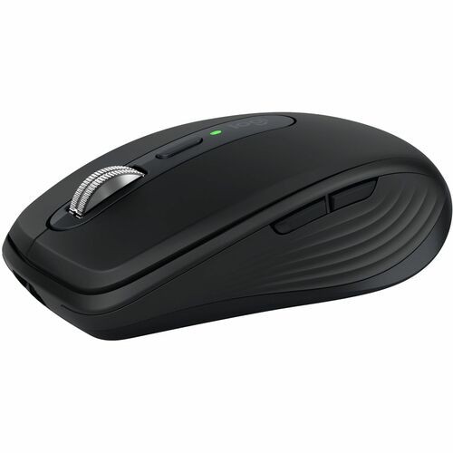 Logitech MX Anywhere Compact Wireless Mouse - - Wireless - Bluetooth - Rechargeable - Black - 8000 dpi - Scroll Wheel - 6 Button(s) 910-006928