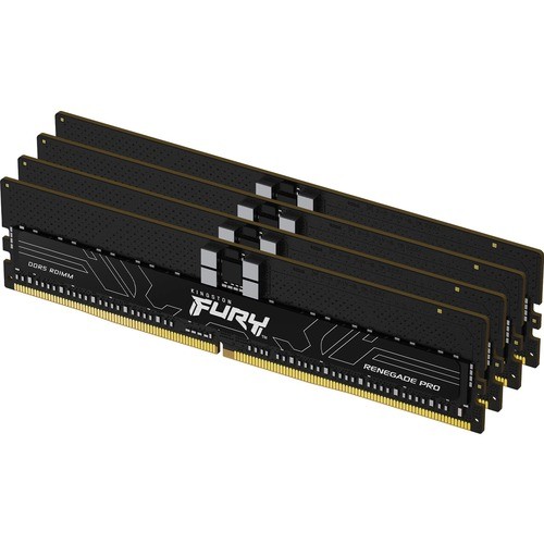 Kingston KF556R36RBK4-128 Memory/RAM Kingston Fury Renegade Pro 128gb (4 X 32gb) Ddr5 Sdram Memory Kit - For Desktop Pc, Workstation - 12 Kf556r36rbk4128 740617335569