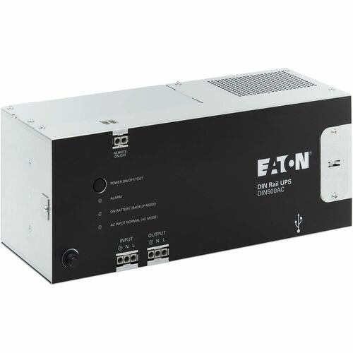 Eaton DIN500AC UPS General Purpose Ac Din Rail Indust. Ups 500va 300w 120v (din500ac) 037332274397