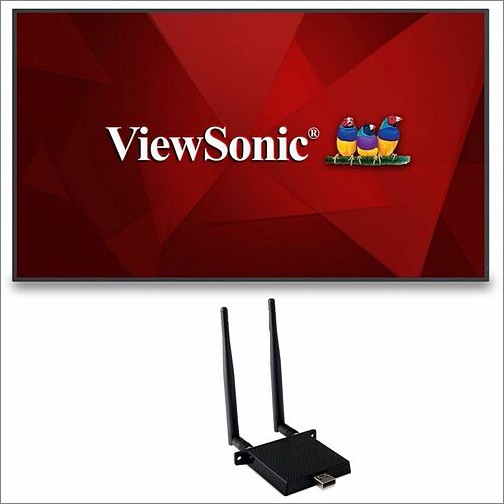 Viewsonic CDE8630-W1 Digital Signage Systems Viewsonic Commercial Display Cde8630-w1 - 4k, 24/7 Operation, Integrated Software And Wifi Adapter - Cde8630w1 